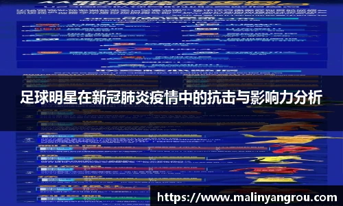 足球明星在新冠肺炎疫情中的抗击与影响力分析
